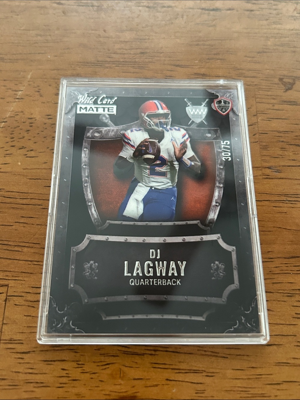 DJ Lagway Florida Gators Quarterback Matte Football Card - Numbered /75